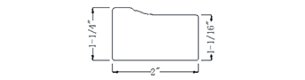 2'' Brickmould